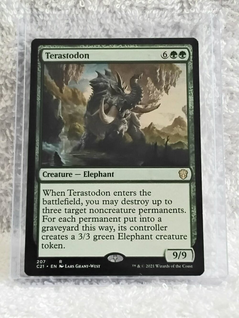 5/$20 Mint 2021 MTG Terastodon Rare Card 207 Deckmaster!!
